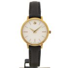 Image 1 of Movado Ulta Slim; Gold-plated women's watch with white dial; 0607096