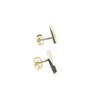 Image 11 of Two-tone gold stud earrings