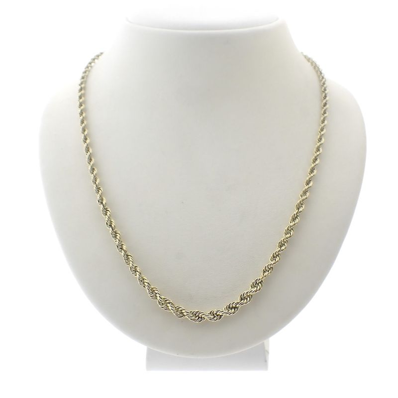 Image 1 of Golden twisted link chain.