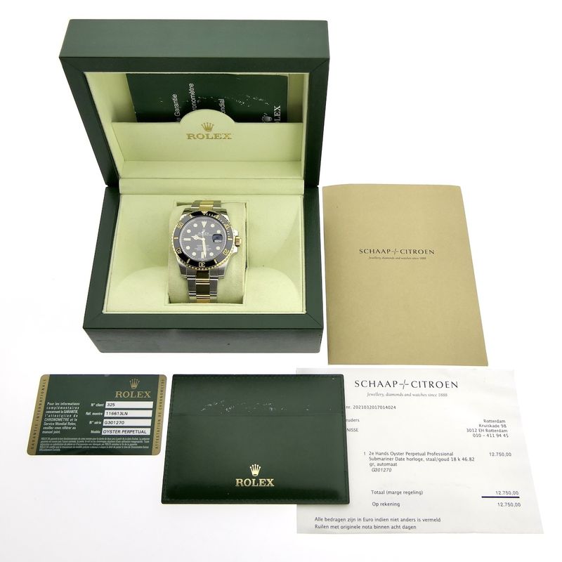 Image 4 of Rolex Submariner 116613LN; Automatic men's watch in full set