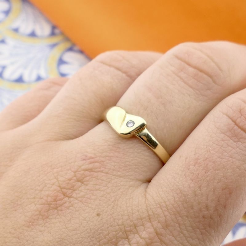 Image 8 of Gold fantasy ring with zirconia