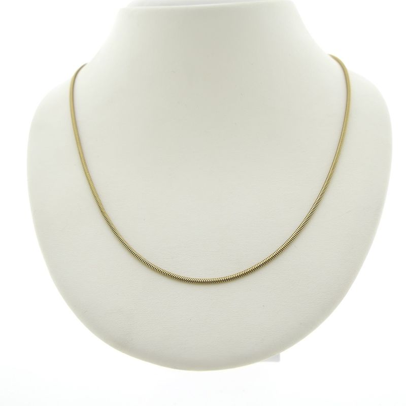 Image 6 of 8-karat snake link chain | 50 cm