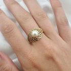 Image 4 of Vintage gold ring with pearl
