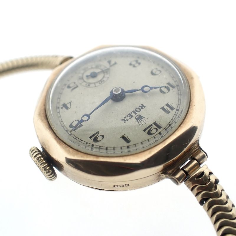 Image 5 of Rolex Art Deco; Antique gold ladies' watch