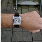 Image 15 of Cartier Santos 100 'Medium' Automatic 2878; Unisex watch
