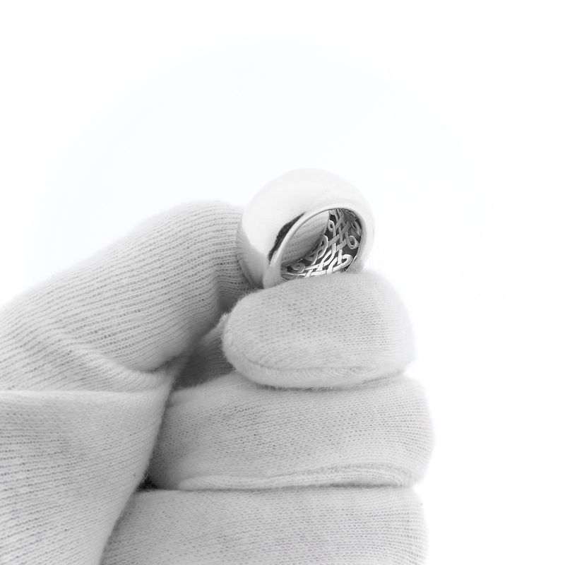 Image 5 of Wide silver ring