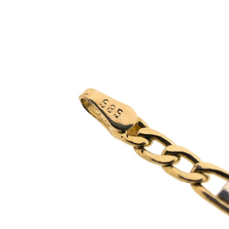 Image 6 of Two-tone gold fantasy link necklace