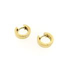 Image 5 of Two-tone gold earrings with zirconia