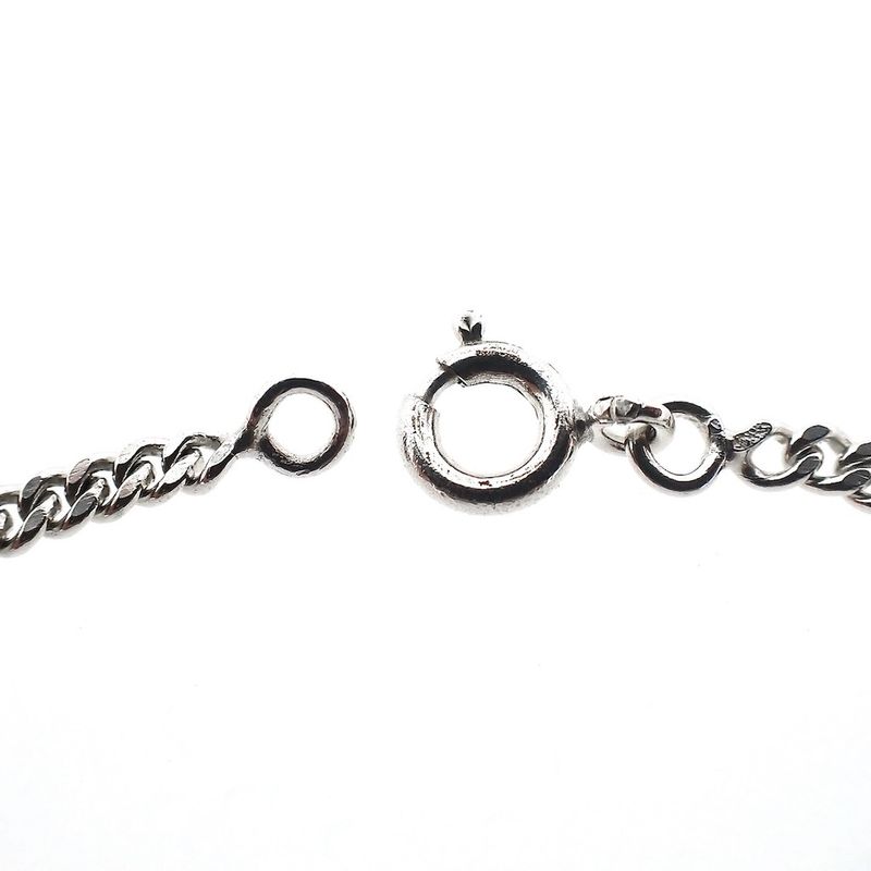 Image 4 of Silver gourmet link bracelet with engraving plate