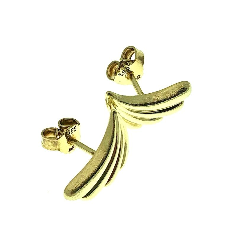 Image 2 of Gold fantasy stud earrings | 14 carats