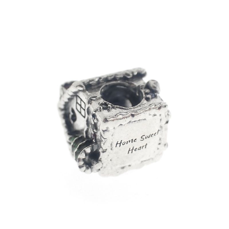 Image 6 of Pandora charm; Silver; Gingerbread House