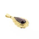 Image 4 of Vintage gold pendant with garnet
