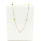 Image 1 of Golden twisted link chain with balls.