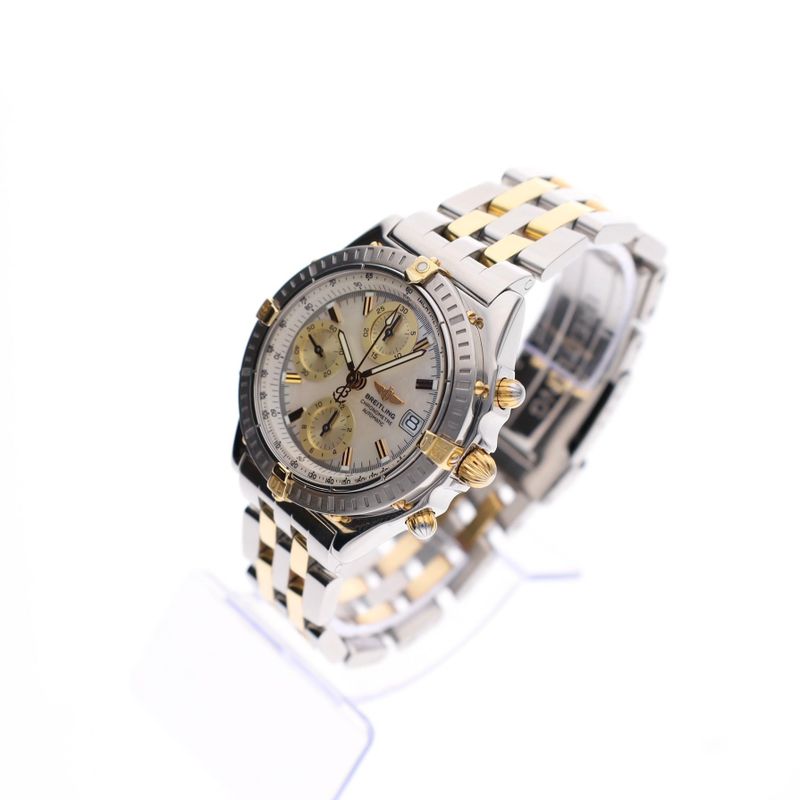 Image 3 of Breitling Chronomat Chronograph 'Mother of Pearl' B13352; Automatic Men's Watch