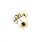 Image 5 of Gold stud earrings with round button