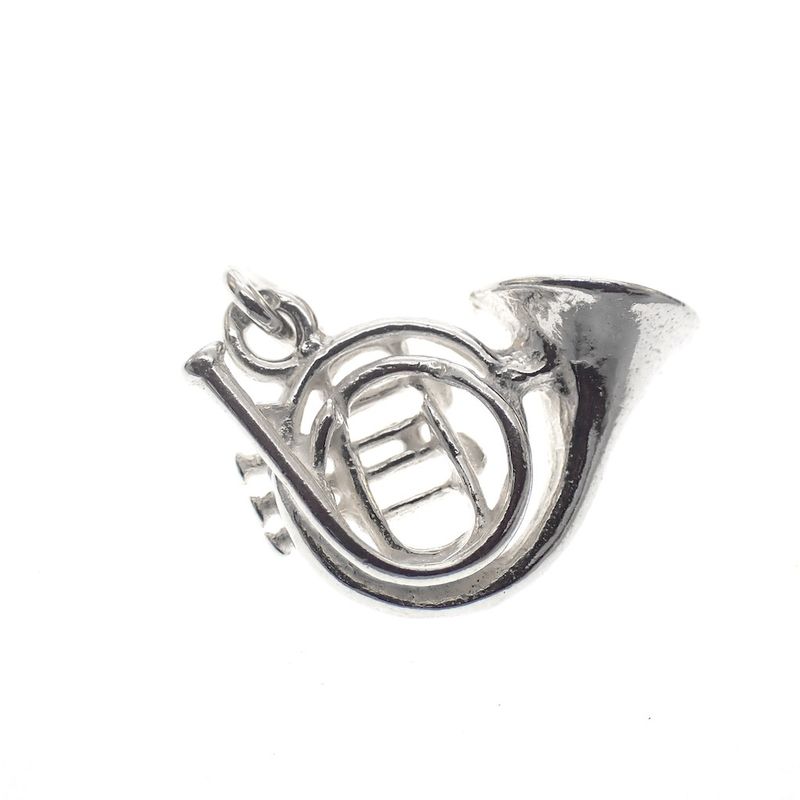 Image 3 of Silver charm; Horn