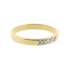 Image 4 of Gold ring with diamond; 0.06 ct. | Jeunesse