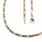 Image 4 of Solid gold fantasy link necklace | 56 cm