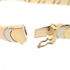 Image 5 of Tricolor gold link bracelet
