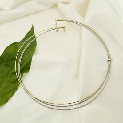 Image 2 of Gold spang necklace | Ø 150 mm