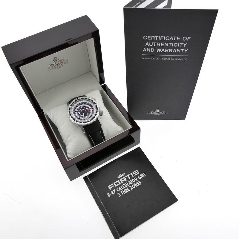Image 4 of Fortis B-47 Calculator GMT; Automatic men's watch