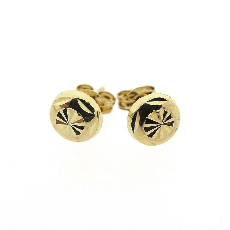 Image 5 of Gold vintage stud earrings