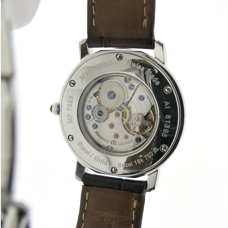 Image 10 of Maurice Lacroix Masterpiece 'Peseux Classic' MP7028; 18k gold/steel men's watch