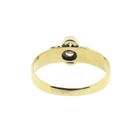 Image 7 of Two-tone gold solitaire ring with zirconia