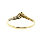 Image 3 of Two-tone gold ring with diamond | 0.03 ct.