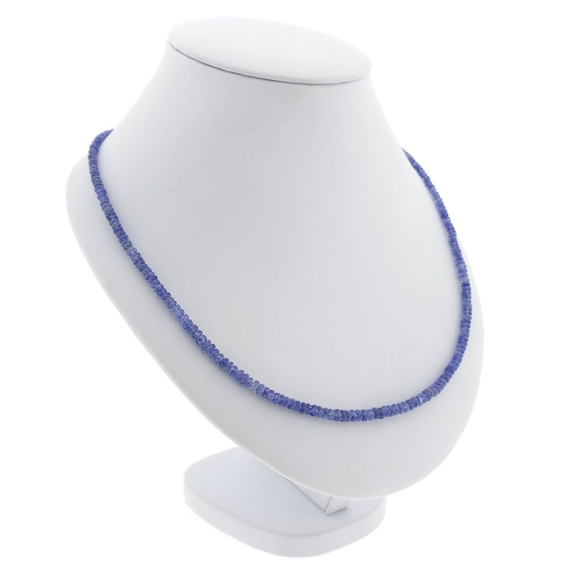 Image 3 of 9 carat sapphire bead necklace | 45 cm