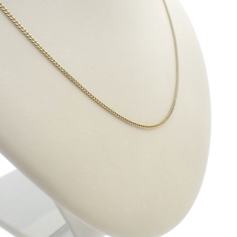 Image 4 of Gold thin gourmet link chain