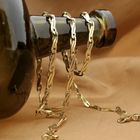 Image 10 of Two-tone gold infinity link chain