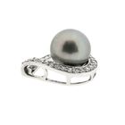 Image 4 of 8 carat pendant with Tahitian pearl and zirconia