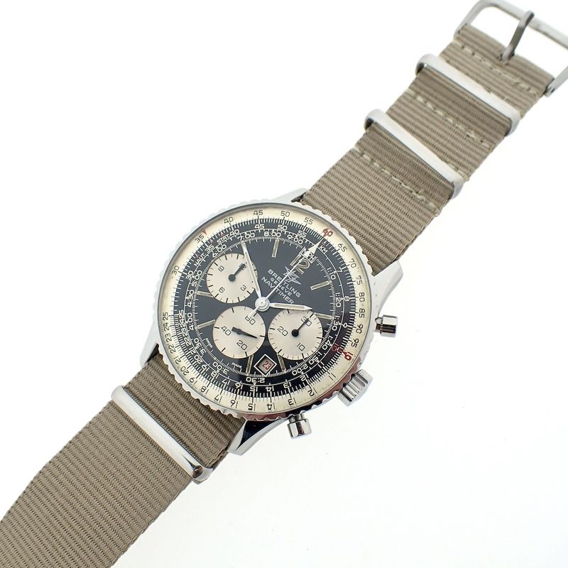 Image 7 of Breitling Navitimer 7806; 1970s pilot's chronograph watch