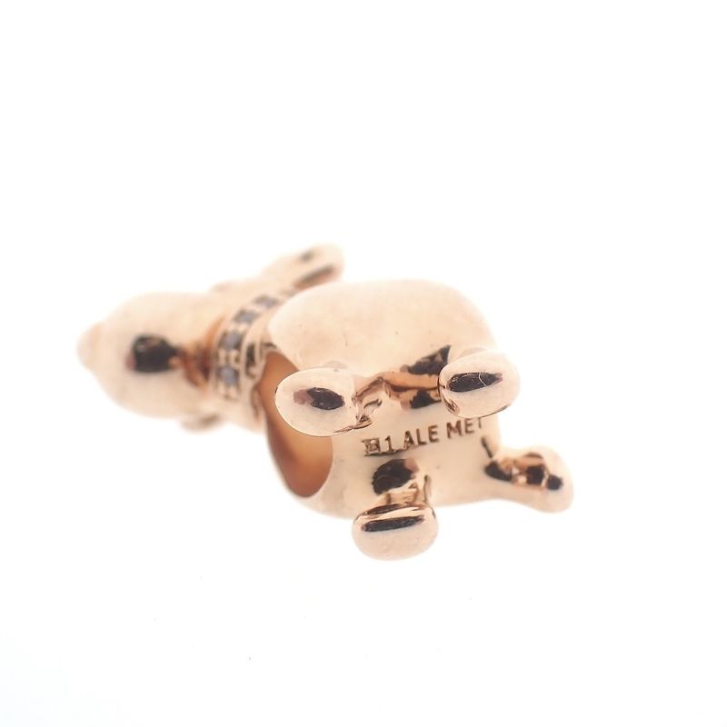 Image 6 of Pandora Moments charm; Rose gold plated; Happy Reindeer