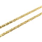 Image 7 of Gold square king chain | 60 cm