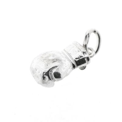 Image 1 of Silver charm; Boxing glove