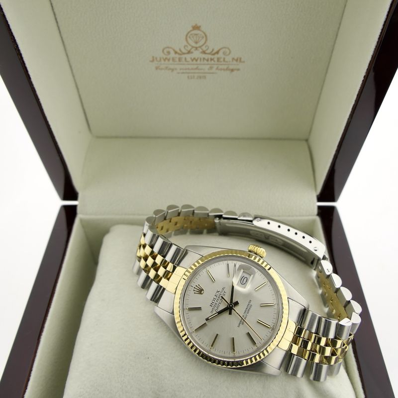 Image 5 of Rolex Datejust 16013; Vintage 18k gold/steel watch