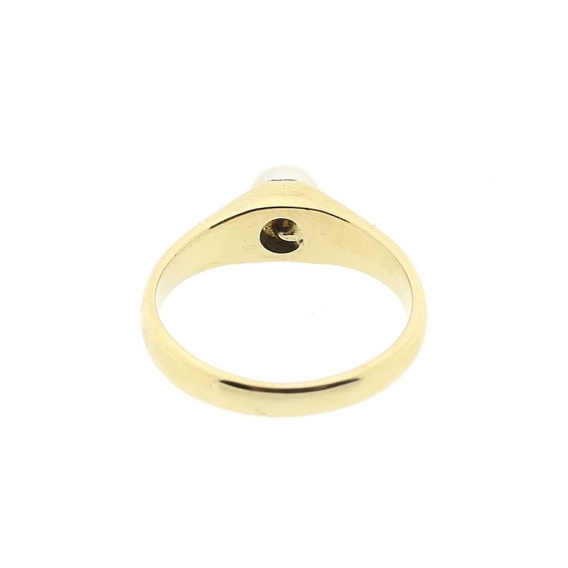 Image 5 of Vintage gold ring with pearl