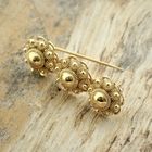 Image 2 of Golden Zeeland button brooch