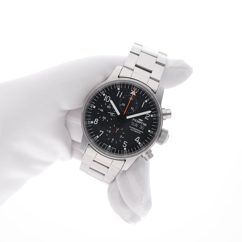 Image 7 of Fortis Flieger Chronograph 597.22.141.3; Automatic men's watch