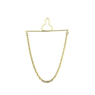 Image 1 of Vintage gold lapel/tie chain