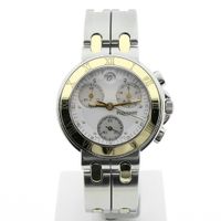 Pequignet Moorea; Gold/steel men's watch with chronograph