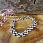 Image 2 of Silver unique oval link bracelet | 19.5 cm