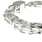 Image 5 of Silver wide king bracelet | 25 cm