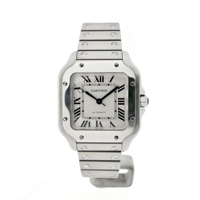 Image 1 of Cartier Santos 'Medium' 4075 WSSA0029; Automatic unisex watch