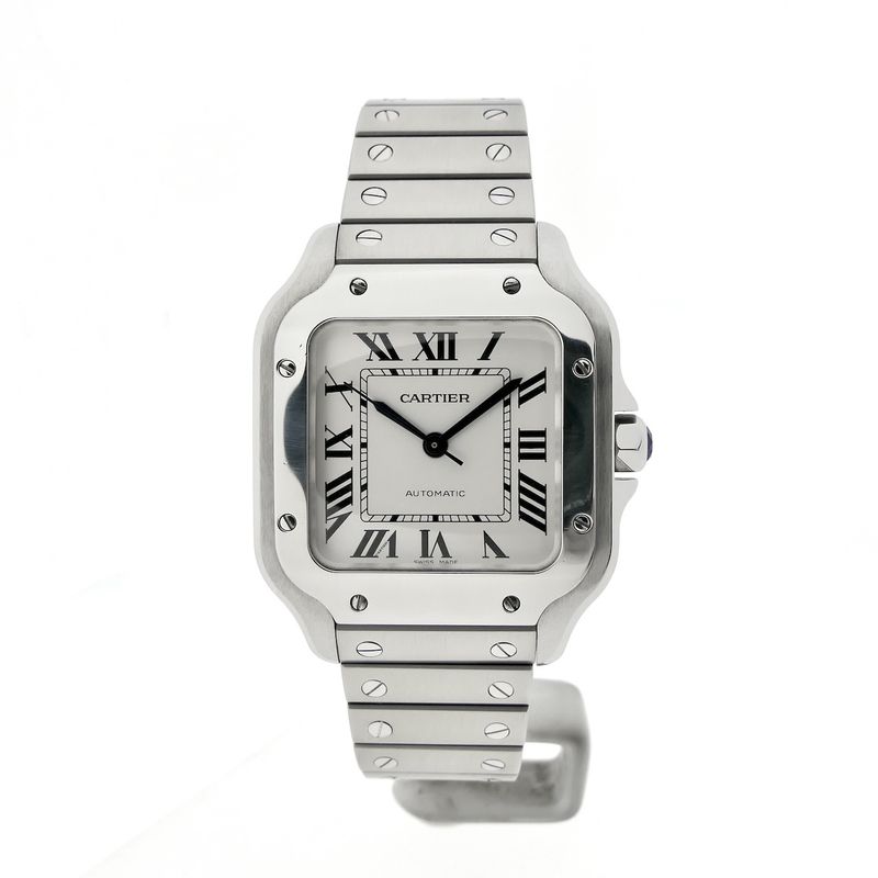 Image 1 of Cartier Santos 'Medium' 4075 WSSA0029; Automatic unisex watch