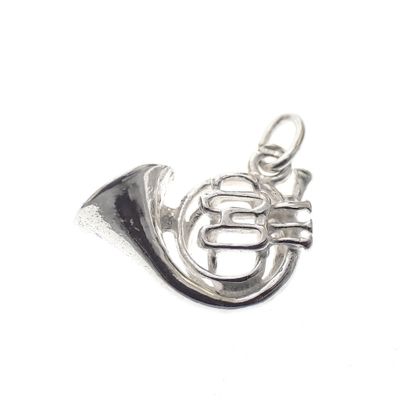 Image 1 of Silver charm; Horn