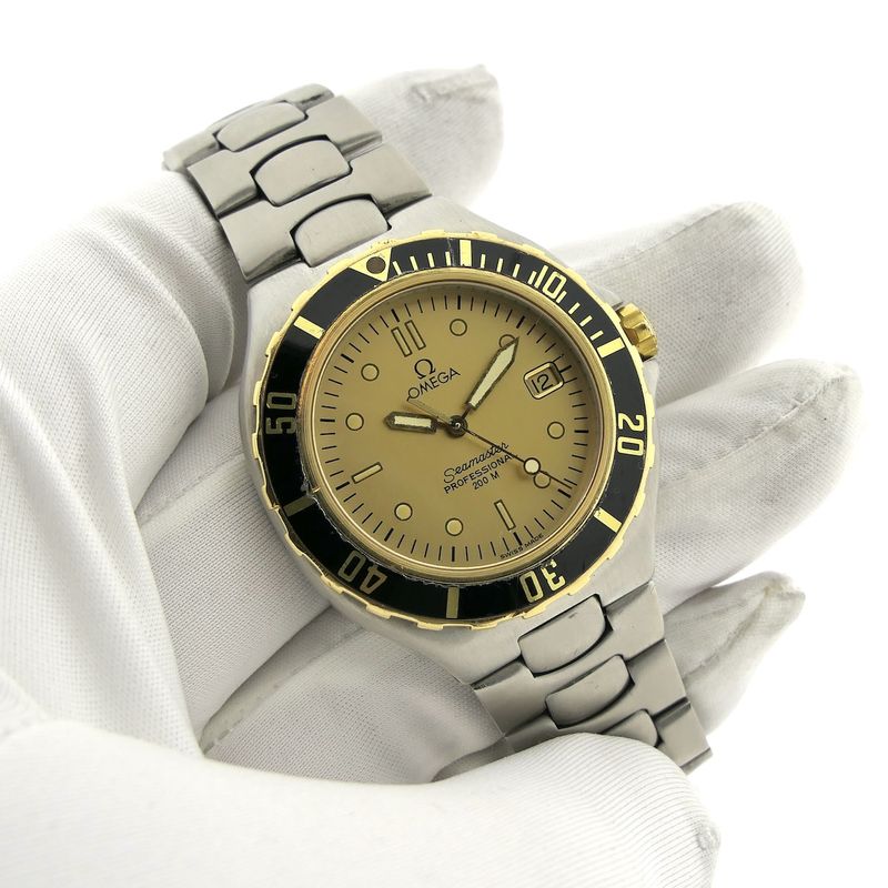 Image 8 of Omega Seamaster Pre-Bond 396.1042; Gold/steel men's watch