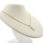 Image 6 of Gold minimalist pendant with zirconia